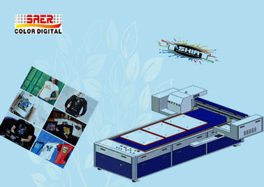 Máy in Dtg Flatbed 1200 * 1800dpi Độ phân giải tối đa cho nam T in áo