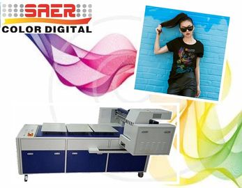 Pigment Ink T Áo Máy in kỹ thuật số với ba bàn làm việc