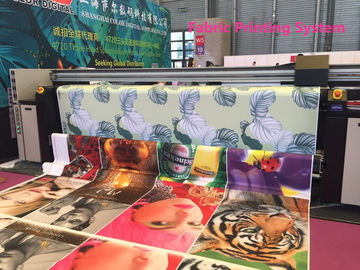 Máy in dệt kỹ thuật số CMYK kép khổ lớn 1800DPI