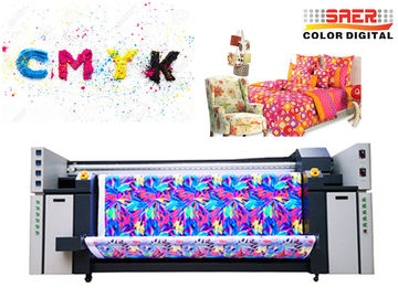 6kw 2.2M cuộn để cuộn nhuộm máy in thăng hoa Hệ thống in vải bẩn