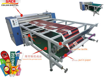 Flatbed Dệt Calender Máy Thăng hoa In chuyển máy