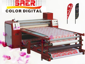 Máy làm lịch dệt quay 1600mm ép nhiệt