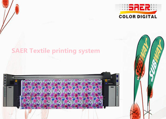 Không có trục lăn Máy in vải kỹ thuật số Máy in vải cotton 720x1800DPI
