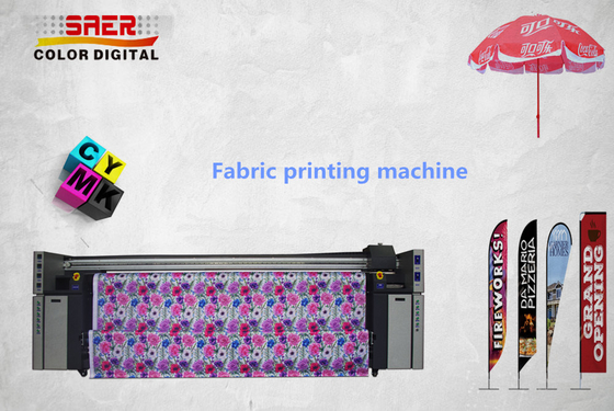 Máy in vải đóng rắn nội tuyến 6 Pass cho Polyster