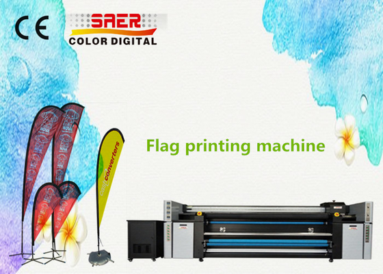 Máy in dệt khổ lớn CMYK 1800dpi Nạp liệu tự động