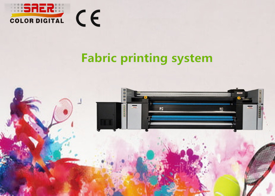 Máy in dệt khổ lớn CMYK 1800dpi Nạp liệu tự động