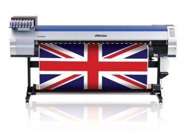 1800mm Thăng hoa Cờ máy in dệt Mimaki với máy gia nhiệt Màu CMYK kép