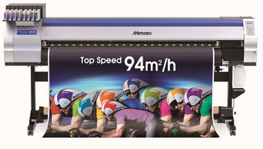 1800mm Thăng hoa Cờ máy in dệt Mimaki với máy gia nhiệt Màu CMYK kép