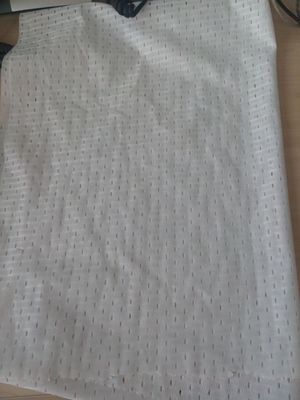 Vải in kỹ thuật số màu trắng cho may mặc rèm với mực nhuộm thăng hoa