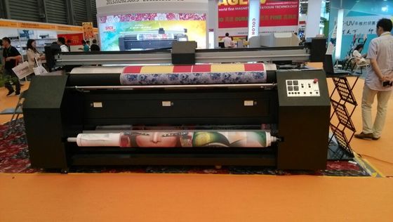 Máy vẽ vải tự động nhiều màu với 2 đầu in Epson DX7
