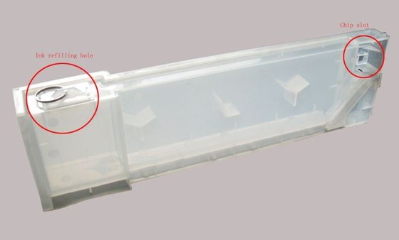 Hộp mực Refillalbe 440ML với khe cắm chip cho hệ thống mực số lượng lớn Mimaki, Roland và mutoh