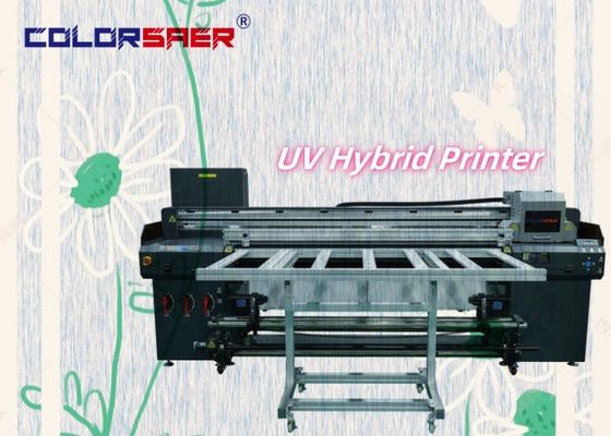 Máy in UV lai Flatbed và Roll to Roll Plotter cho kim loại gỗ thủy tinh da vải Flex Banners Vinyl