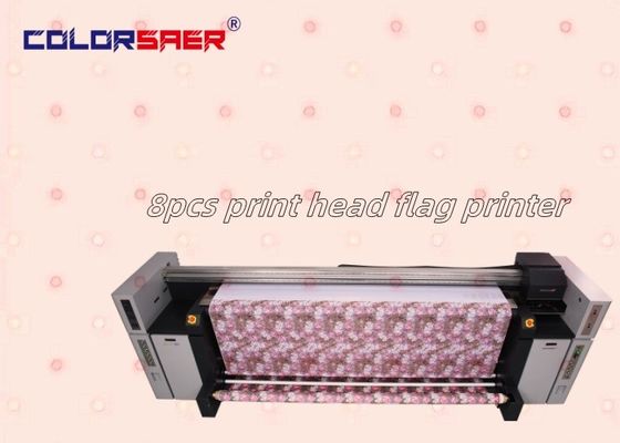 3Máy in lá cờ vải cao tốc bông tùy chỉnh.2m cho lá cờ giọt nước mắt với đầu in 8 mảnh I3200A1