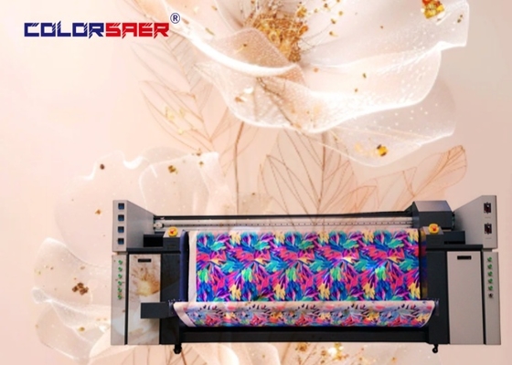 Máy in vải kỹ thuật số khổ lớn I3200 in trên vải cotton và polyester với mực in chuyển nhiệt và mực in pigment