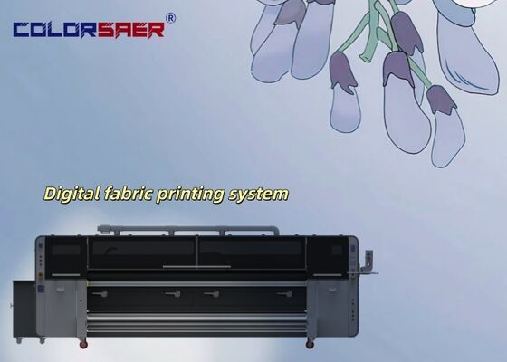 Sản xuất trực tiếp 3200mm Hệ thống in dệt may định dạng lớn