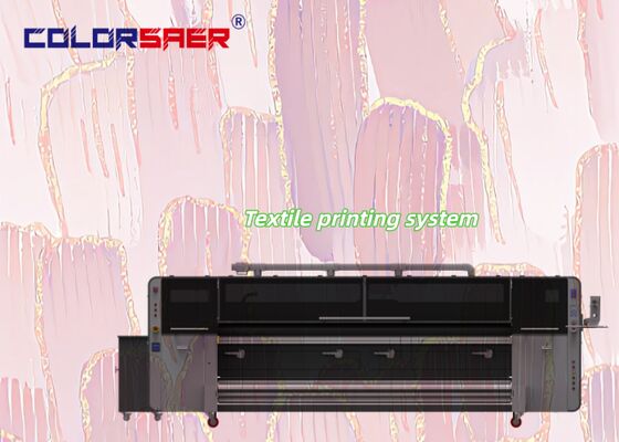 SAER 3.2m trực tiếp in polyester & vải bông đồ họa với I3200 đầu in tất cả trong một máy in dệt