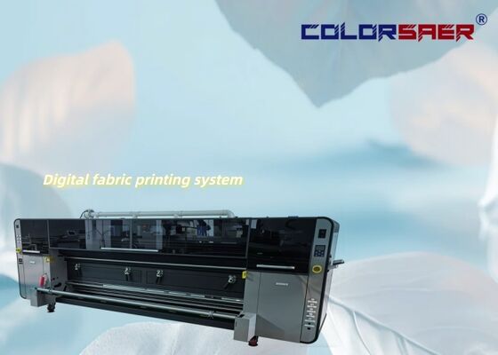 Mô hình kỹ thuật số mới Hệ thống in dệt may tất cả trong một với 4 hoặc 8 bộ i3200 CMYK hoặc CMYKGRBK