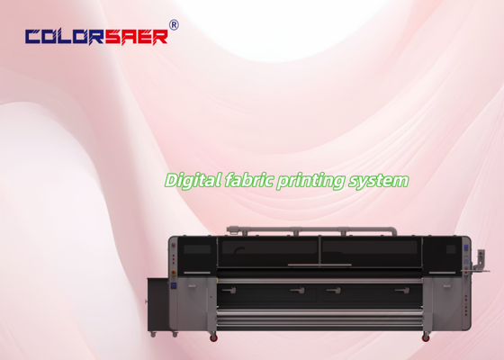 Hệ thống in vải kỹ thuật số 4color/CMYK 3200mm máy vẽ dệt may định dạng lớn với đầu in công nghiệp KJ4B-QL
