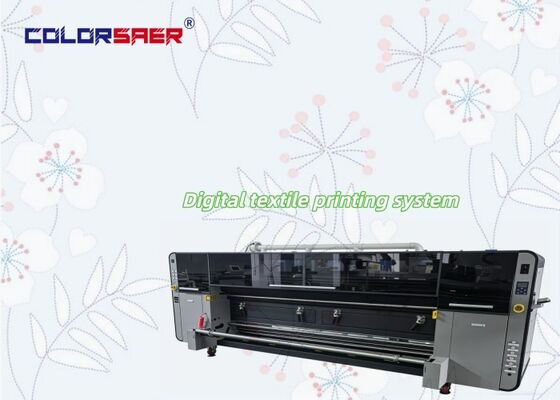 SAER Bảo hành Trọn đời Hệ thống in vải kỹ thuật số CSR3200 Máy in dệt may với máy sưởi hồng ngoại xa All-in-one Machine