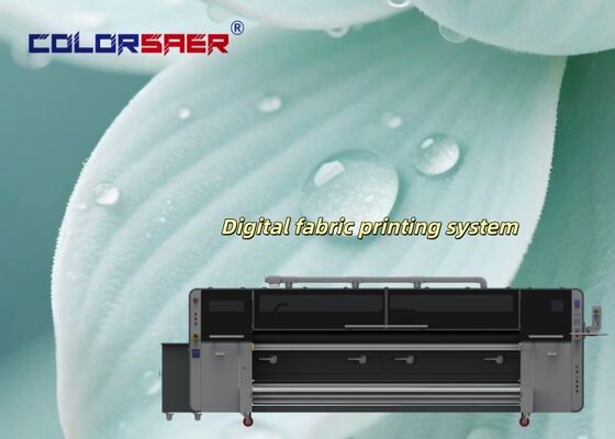 SAER Thiết bị kích thước lớn Máy in vải Các loại mới CSR3200 Máy in trực tiếp kỹ thuật số trên vải / dệt may