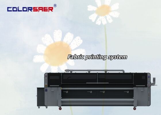 Hệ thống in dệt may định dạng lớn CSR3200 SAER đa đường với độ phân giải cao và mực sắc tố