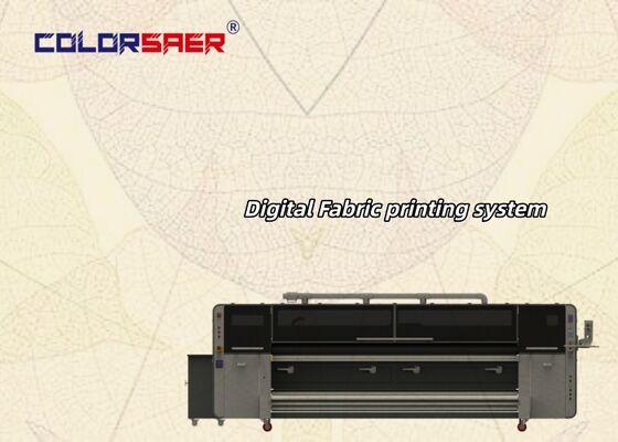 Nhà sản xuất SAER cấp công nghiệp Hệ thống in phun Máy in vải tốc độ cao cho vật liệu Polyester & Cotton