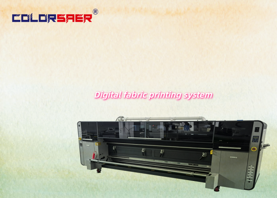 Hệ thống in vải cuộn-cuộn đa thông số kỹ thuật của nhà sản xuất CSR3200 với mực pigment & mực chuyển nhiệt