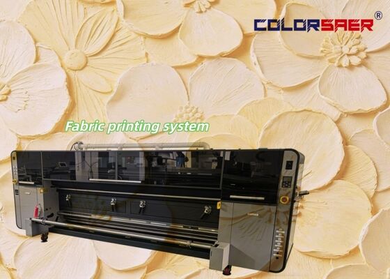 Máy in sublimation kích thước lớn có năng suất cao cộng với máy in 4pcs hoặc 8pcs I3200A1 Máy in dệt may với mực màu & sublimation